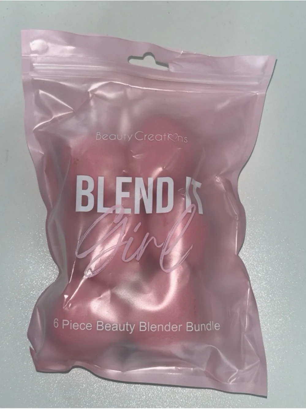 Beauty Creations Pink 6-Piece Beauty Blender Set